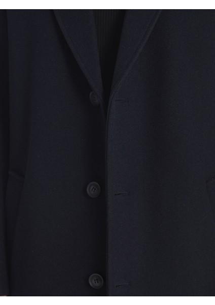 Yeni Sezon Standart Kalıp Ceket Yaka Erkek Kaşe Kaban fırsatları