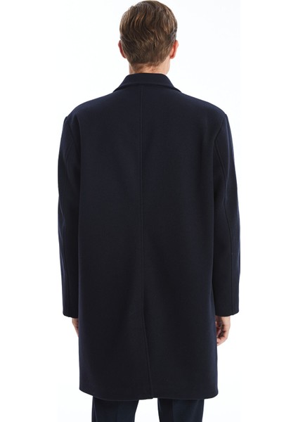 Yeni Sezon Standart Kalıp Ceket Yaka Erkek Kaşe Kaban indirimleri