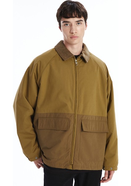 Yeni Sezon Rahat Kalıp Gömlek Yaka Erkek Mont fırsatları