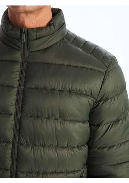 Yeni Sezon Standart Kalıp Dik Yaka Erkek Şişme Mont fırsatları