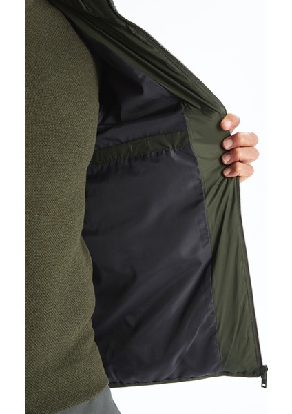 Yeni Sezon Standart Kalıp Dik Yaka Erkek Şişme Mont indirimleri