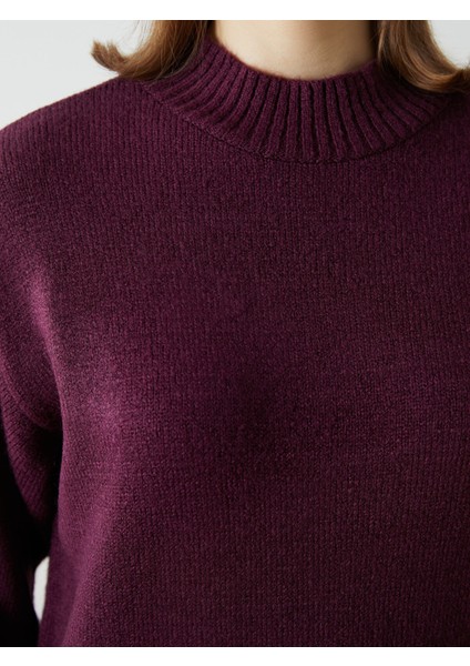 Yeni Sezon Dik Yaka Kadın Triko Kazak modelleri