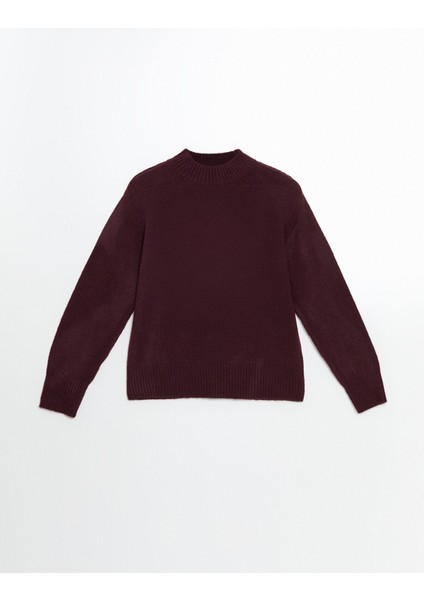 Yeni Sezon Dik Yaka Kadın Triko Kazak indirimleri