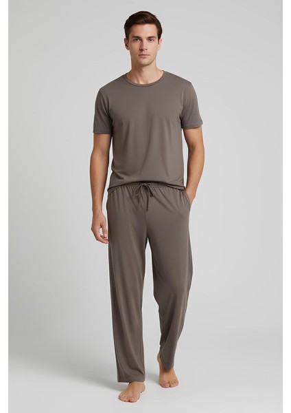 Erkek Kısa Kollu Basic Esnek Likralı Viskoz T-Shirt MAN01 modelleri