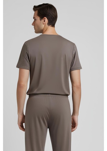 Erkek Kısa Kollu Basic Esnek Likralı Viskoz T-Shirt MAN01 indirimleri