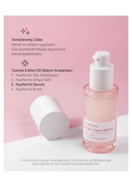 Hyalferrin Biogen Signal Serum | 40 ml | Cilt Sorunlarına Karşı Etkili, Bariyer Güçlendirici, Nemlendirici ve Yatıştırıcı Serum modelleri