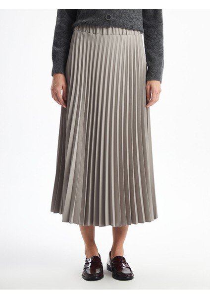 Yeni Sezon Beli Lastikli Kadın Pileli Etek fiyatları