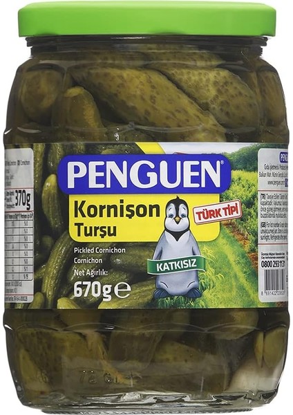 Penguen Kornişon Turşu 670G