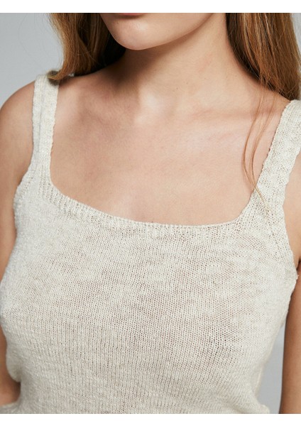 Yeni Sezon U Yaka Kadın Triko Atlet modelleri