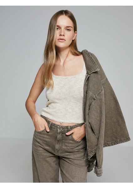 Yeni Sezon U Yaka Kadın Triko Atlet fırsatları