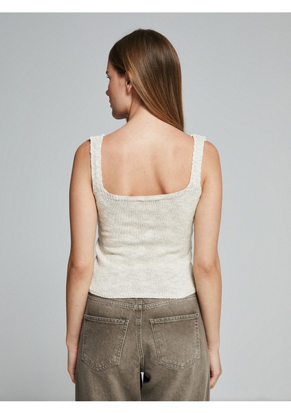 Yeni Sezon U Yaka Kadın Triko Atlet indirimleri