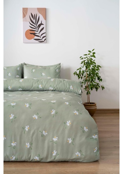 Yeşil Çift Kişilik Nevresim Takımı