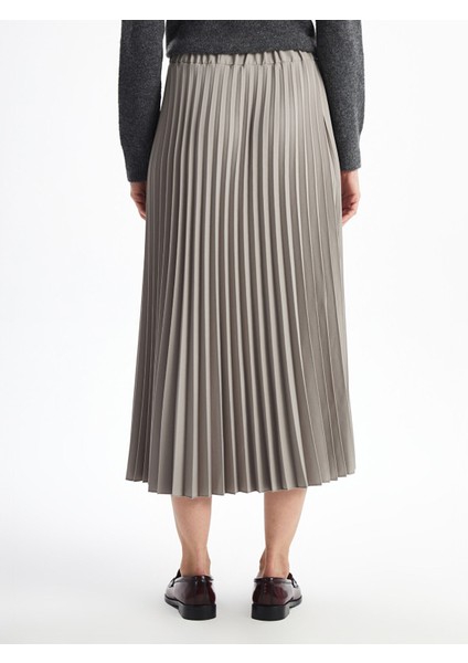 Yeni Sezon Beli Lastikli Kadın Pileli Etek fırsatları