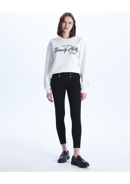 Yeni Sezon Kadın Ekstra Dar Fit Düz Pantolon fiyatları