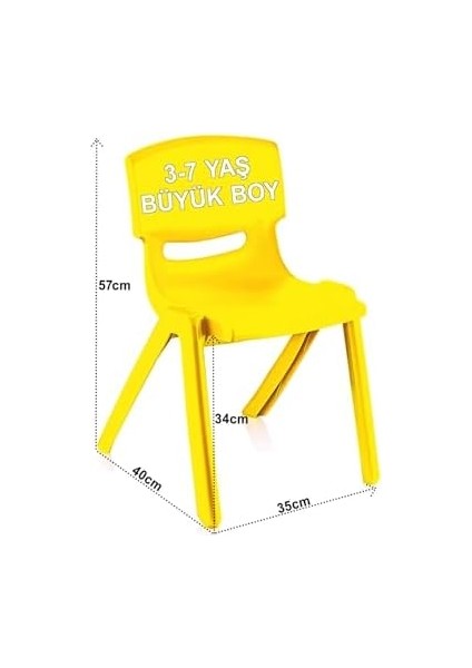 4&apos;lü Set Büyük Şirin Çocuk Sarı fiyatları