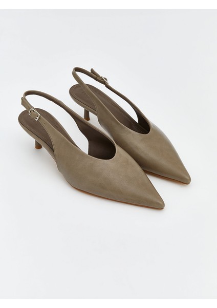 Yeni Sezon Sivri Burun Kadın Topuklu Ayakkabı