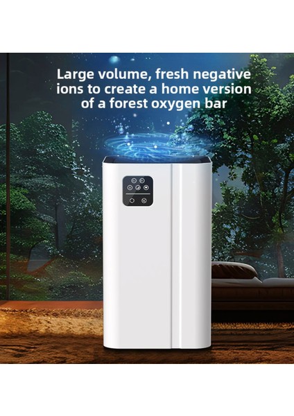 Ultra Clear Uv Etkili Hava Temizleyici Bakteri Öldürme Polen Filtreleme Iyon+Hepa+Uv 3 Katmanlı Turbo Filtre