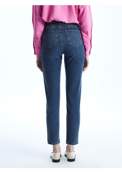 Yeni Sezon Mom Fit Kadın Jean Pantolon fırsatları