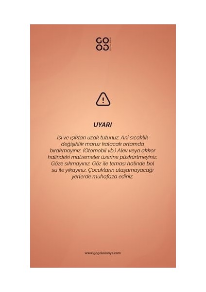 Gogo Love Kolonya 250ML