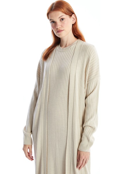 Yeni Sezon Şal Yaka Düz Uzun Kollu Kadın Triko Hırka modelleri