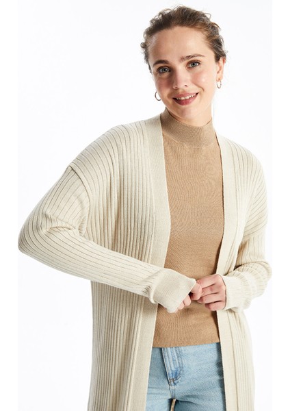 Yeni Sezon Şal Yaka Düz Uzun Kollu Kadın Triko Hırka fırsatları