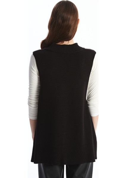 Yeni Sezon Kadın V Yaka Düz Triko Süveter fırsatları