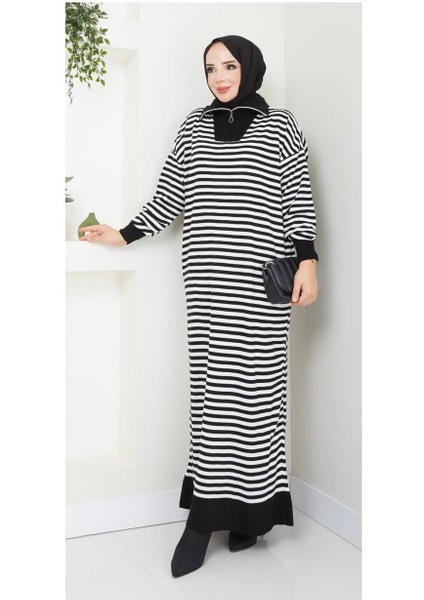 Triko Çizgili Elbise fiyatları