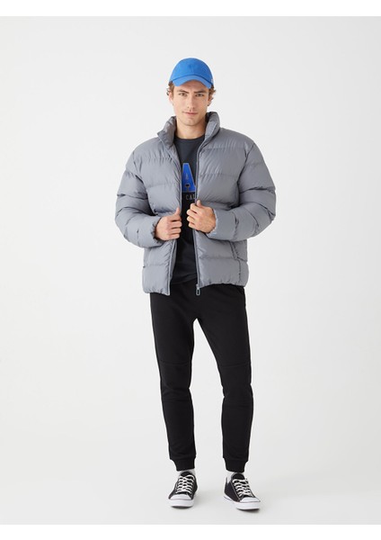 Yeni Sezon Standart Kalıp Dik Yaka Erkek Şişme Mont fiyatları