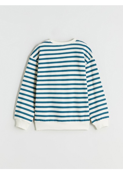 Yeni Sezon Bisiklet Yaka Çizgili Erkek Çocuk Sweatshirt fiyatları