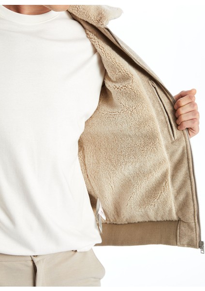 Yeni Sezon Standart Kalıp Gömlek Yaka Erkek Kaşe Mont fırsatları