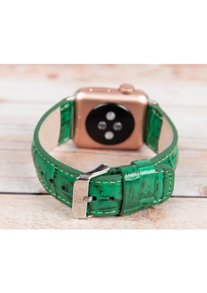 Apple Watch Uyumlu Deri Kordon 42-44-45MM Croco YK04 fiyatları