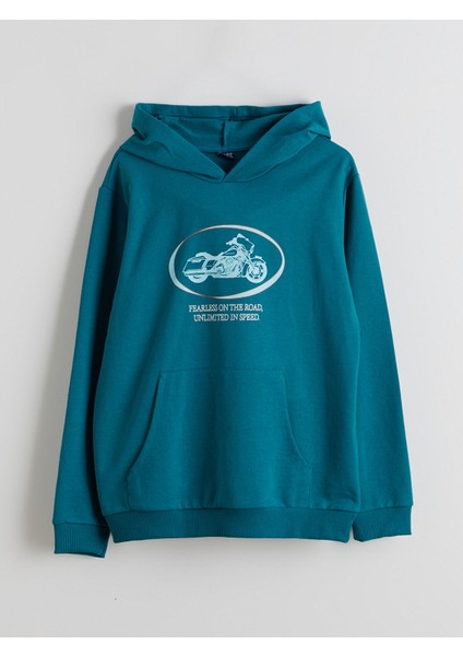 Yeni Sezon Kapüşonlu Erkek Çocuk Sweatshirt