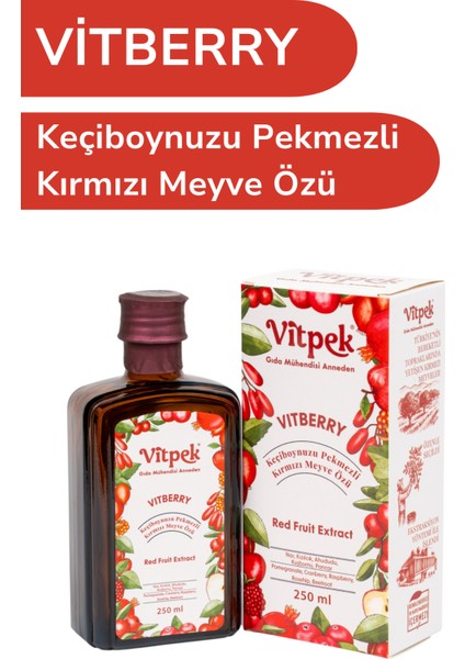 Vitberry Keçiboynuzlu Kırmızı Meyveli Karışım