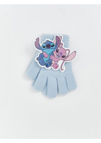 Yeni Sezon Lilo ve Stitch Baskılı Kız Çocuk Eldiven