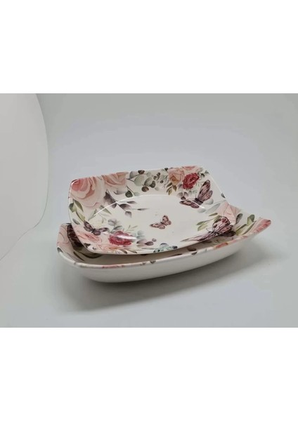 Heyf Dijital Baskılı 2'li Dikdörtgen Kayık Tabak modelleri