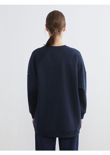 Yeni Sezon Baskılı Oversize Kadın Kalın Sweatshirt Tunik fırsatları