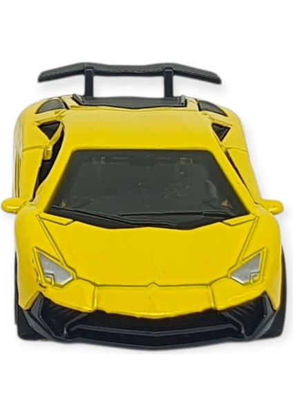 Çek Bırak Metal Küçük Arabalar 8 cm - 6411A-21 - Sarı fiyatları