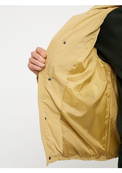 Yeni Sezon Rahat Kalıp Kapüşonlu Erkek Mont indirimleri