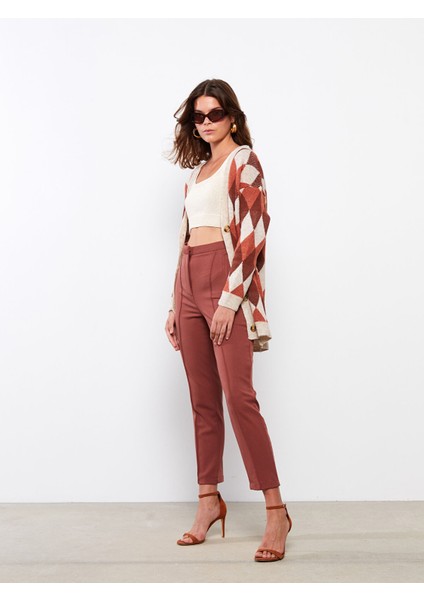 Yeni Sezon Kadın Standart Fit Düz Pantolon fiyatları