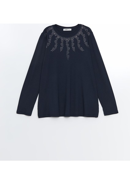 Yeni Sezon Bisiklet Yaka Desenli Kadın Bluz indirimleri