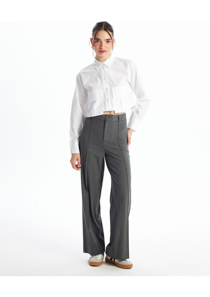 Yeni Sezon Düz Uzun Kollu Crop Kadın Gömlek fiyatları