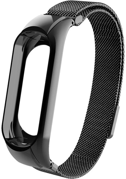Mi Band 3 Için Kordon Milanese Loop Siyah