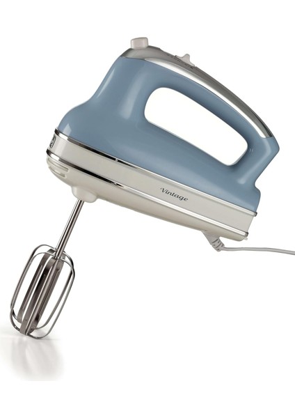 El Mikseri Mavi 1548/05-450 Watt, 5 Hız, Çırpma ve Yoğurma Başlıkları, Turbo Fonksiyonu