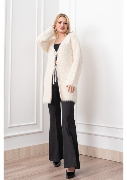 Softcloud Peluş Bağcıklı Cozy Hırka