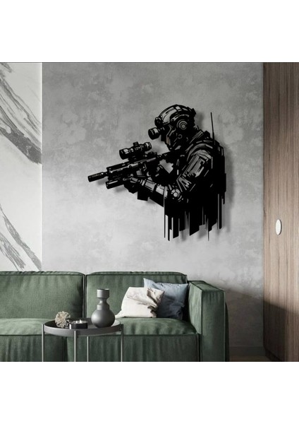 Asker Figürü Metal Duvar Dekoru – Güç, Disiplin ve Cesaretin Sembolü fırsatları