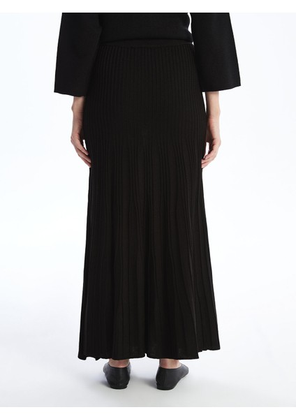 Yeni Sezon Beli Lastikli Dokulu Kadın Triko Etek fırsatları