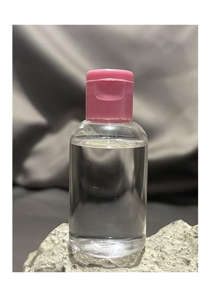 50 Adet 50 ml Boş Plastik Şişe OM61 Pembe Kapak