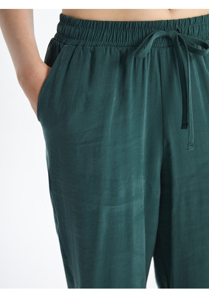 Yeni Sezon Beli Lastikli Loose Fit Kadın Pantolon modelleri