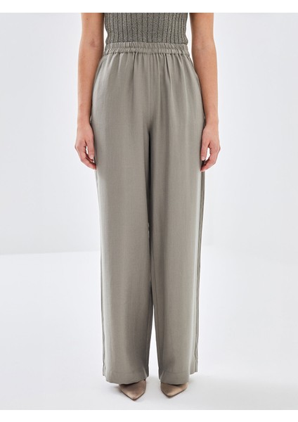 Yeni Sezon Beli Lastikli Loose Fit Kadın Pantolon fiyatları