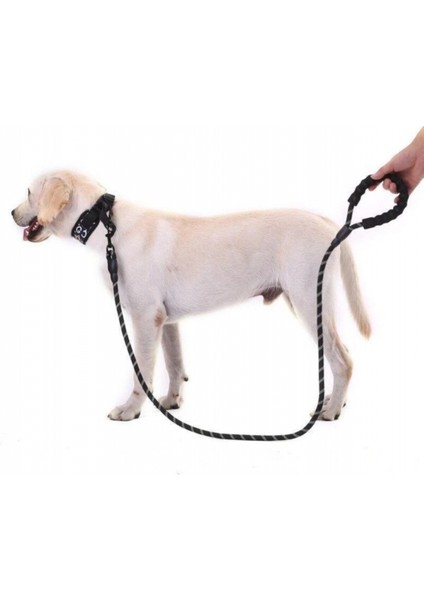 Köpekler Için Gezdirme Tasması Reflektörlü 130 cm Halat Orta ve Büyük Boy Köpekler Için Siyah fiyatları